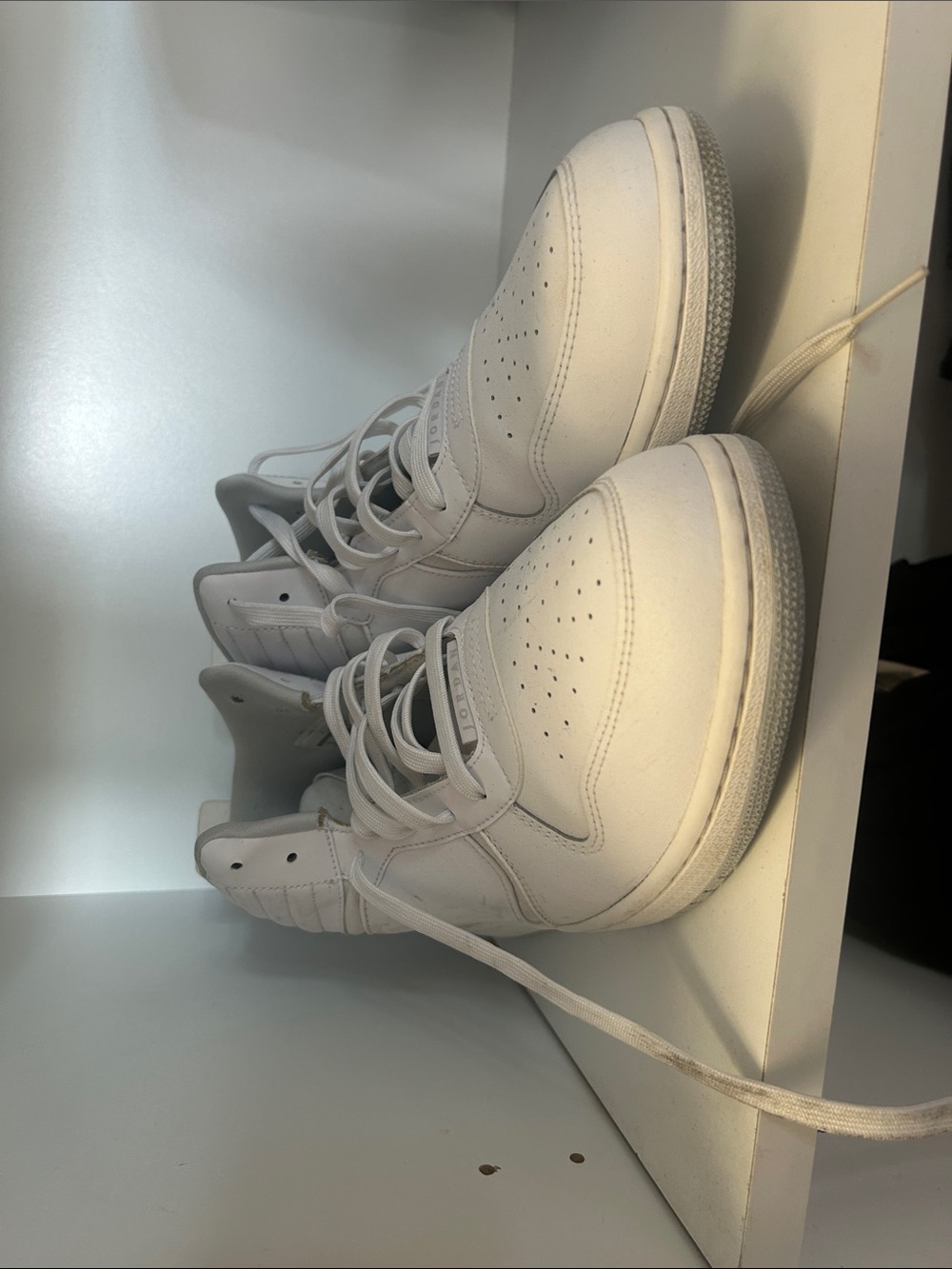 Jordan Kids White High-Top Sneakers